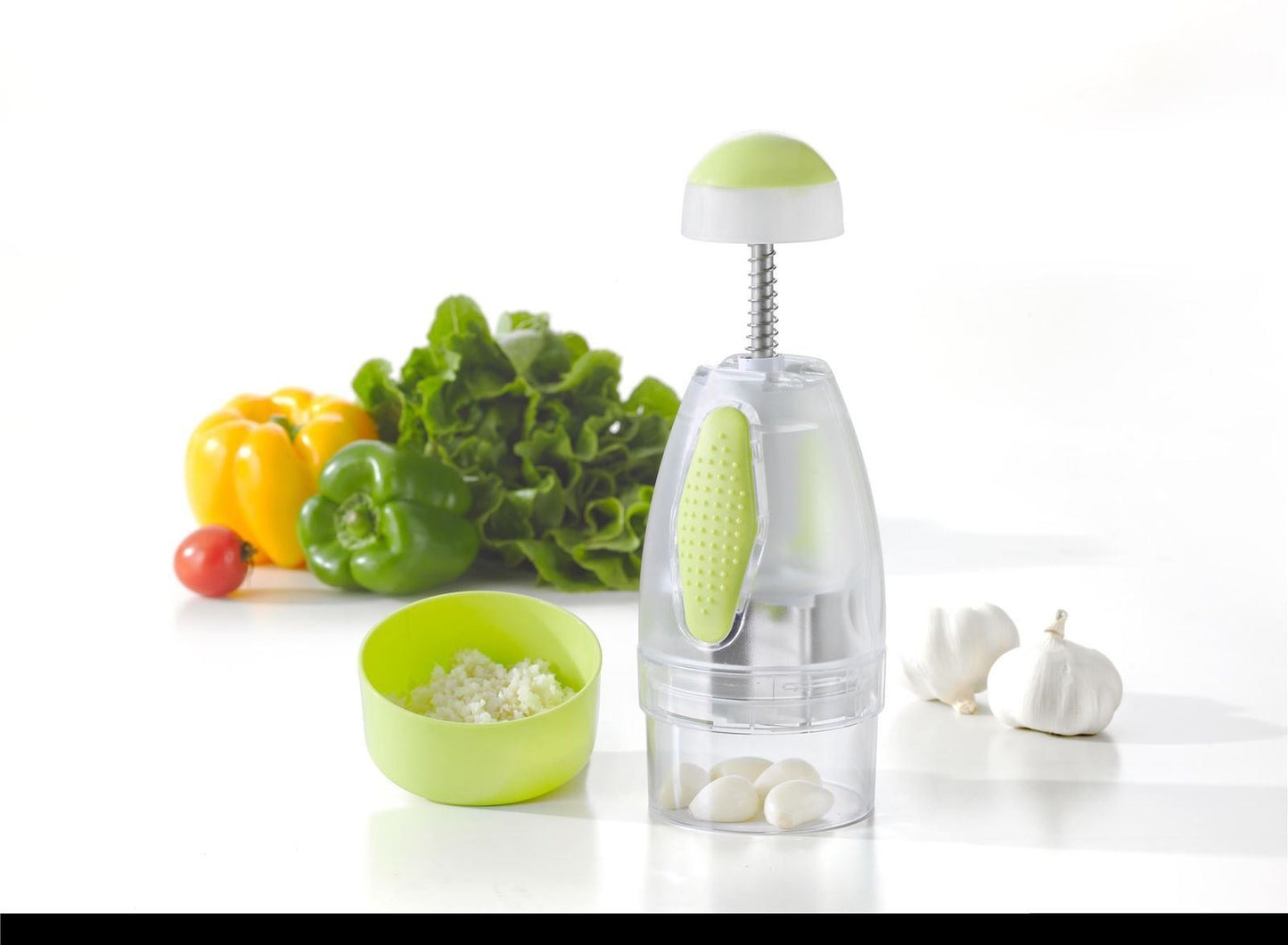 Vinsani Onion Chopper – Manual Food Chopper with Stainless Steel Blades (2 Pack) | Orbit Essentials